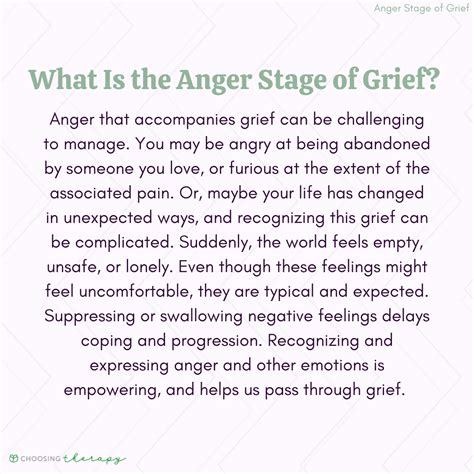 Anger Grief