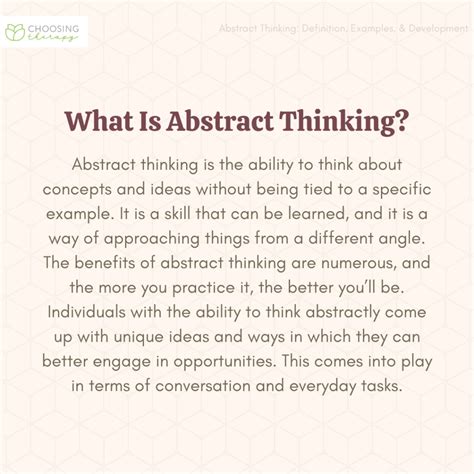 Abstract Thinking: Definition, Benefits, & How to Improve It
