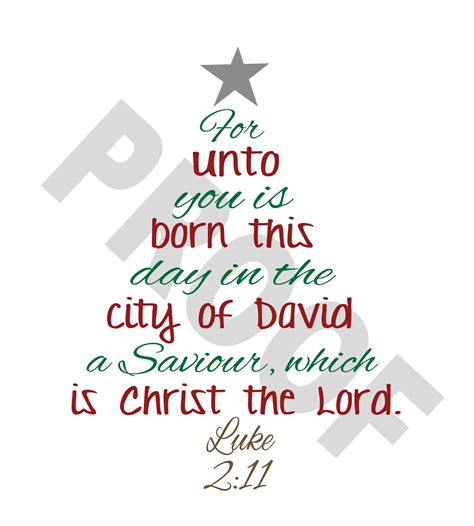 Printable Christmas Bible Verses