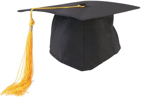 Amazon.com: Tinksky Unisex Adult Graduation Cap with Tassel Adjustable (Black Yellow) : Clothing ...