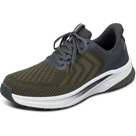 Orthofeet Men’s Orthopedic Knit Yari Hands-Free Sneakers(Blue) - Orthofeet