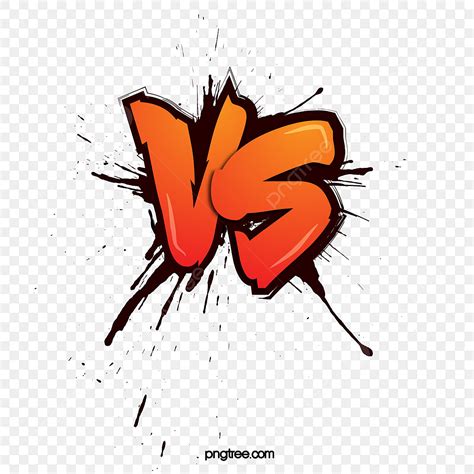 Graffiti Font Vector PNG Images, Graffiti Style Vs Font Elements, Vs, Spatter, Doodling PNG ...