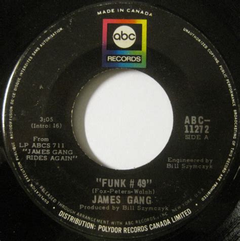 James Gang – Funk # 49 / Thanks (1970, Vinyl) - Discogs