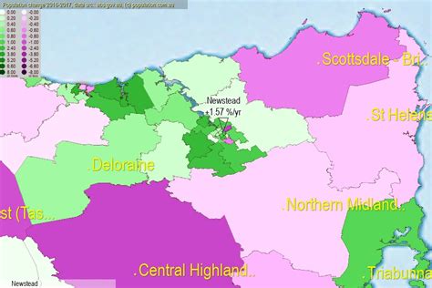 Newstead population (SA2)