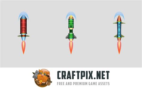 Free Space Shooter Game Objects - CraftPix.net