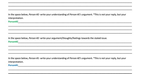 Couples Communication WORKsheet.pdf Journaling Pinterest Counseling worksheets, Therapy ...