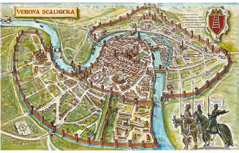 A map of 1470 florence italy carta della catena – Artofit