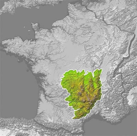 Massif Central France Map - Bertha Roseanne