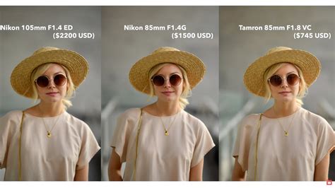 Nikon 105mm f/1.4 Vs. Nikon 85mm f/1.4 Vs. Tamron 85mm f/1.8 | Does the ...