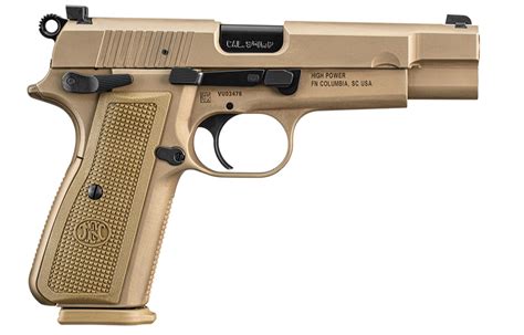 FN AMERICA High Power 9mm 4.7in FDE 17+1 | KYGUNCO