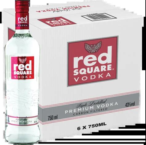 Ultra Liquors - Bloemfontein - RED SQUARE FLAVOURED ORIGINAL 750ML x 6