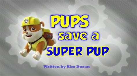 Pups Save a Super Pup | Paw patrol pups, Pup, Paw patrol episodes