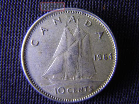 1964 - Canada 10 Cent Coin (silver) - Canadian Dime - World - 26d