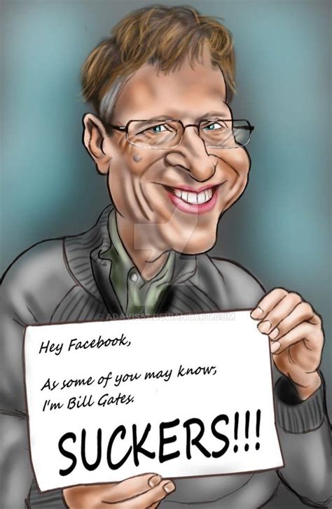 Cartoon images of bill gates information