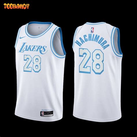 Los Angeles Lakers Rui Hachimura 2022-23 City Edition Jersey White