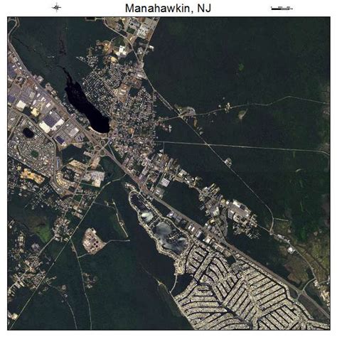 Aerial Photography Map of Manahawkin, NJ New Jersey