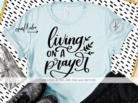 Living on a Prayer Graphic by BeckMcCormick · Creative Fabrica