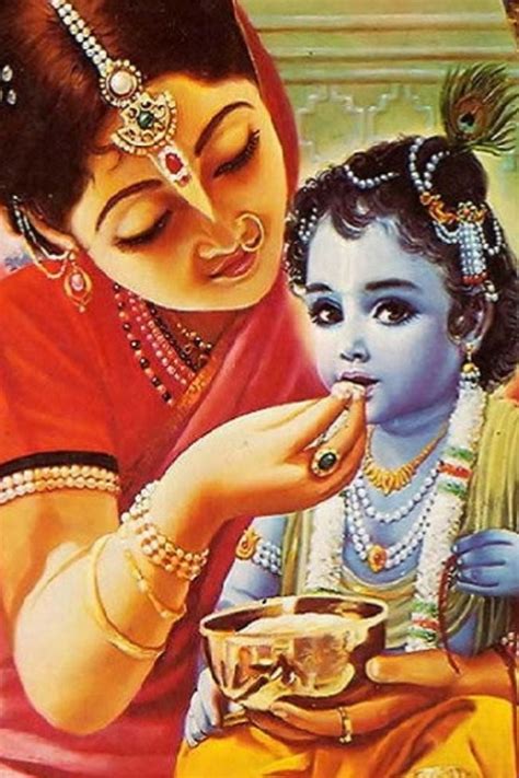 Yashoda and Krishna | Yashoda krishna, Bal krishna, Krishna janmashtami