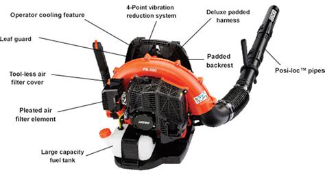 Echo PB-580H 58.2cc Gas Backpack Leaf Blower with Hip-Mounted Throttle