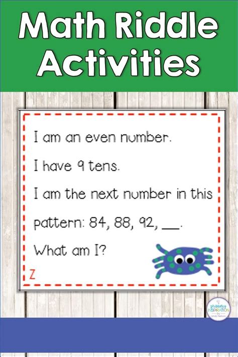 Math Riddles for Gr 1-2