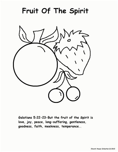 Craftsmanship Fruit Of The Spirit Coloring Pages For Preschoolers ...