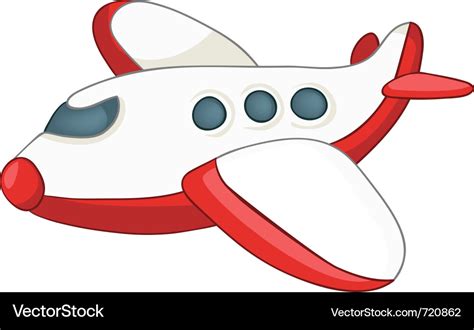 Cartoon airplane Royalty Free Vector Image - VectorStock