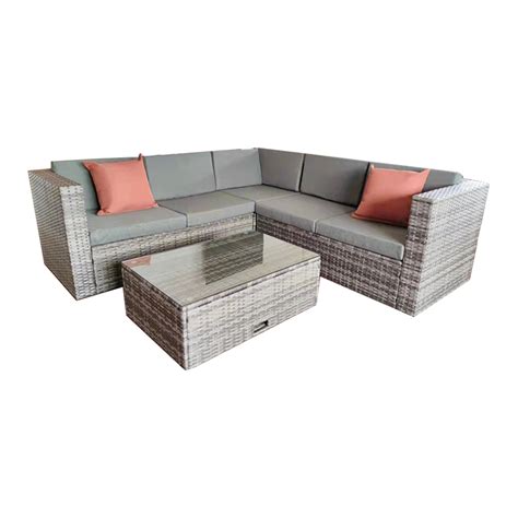 Custom Modern outdoor garden woven rope furniture sofa set Suppliers, OEM/ODM Factory - Linhai ...