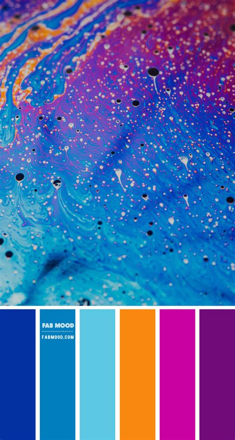 Royal blue, Magenta, Orange and Purple Color Scheme – Color Palette #67 ...