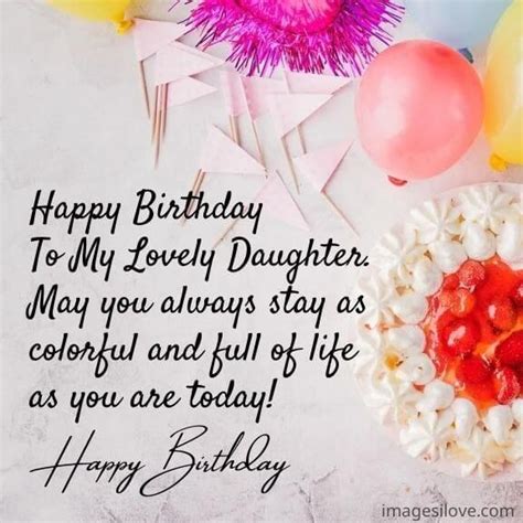 Happy Birthday Daughter Images With Quotes, Wishes, Messages | Birthday wishes for daughter ...