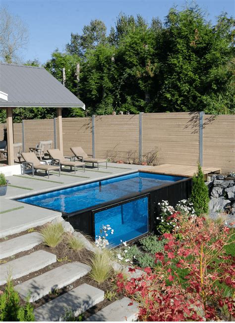 This Shipping Container Pool Is The Coolest New Trend If You Have The Garden For It