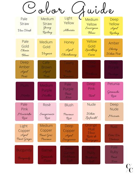 Wine Tasting Colour Chart By Studio Story | ubicaciondepersonas.cdmx.gob.mx