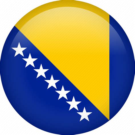 Bosnia, circle, country, flag, national, nation icon - Download on Iconfinder