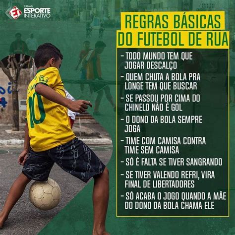 Pin de Fernando Sousa em Infância | Regras basicas do futebol, Futebol ...