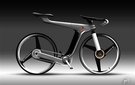 A bike designed which takes elements from the Porsche industrial design ...