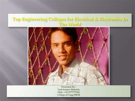 Top engineering colleges for electrical & electronics In The World ...