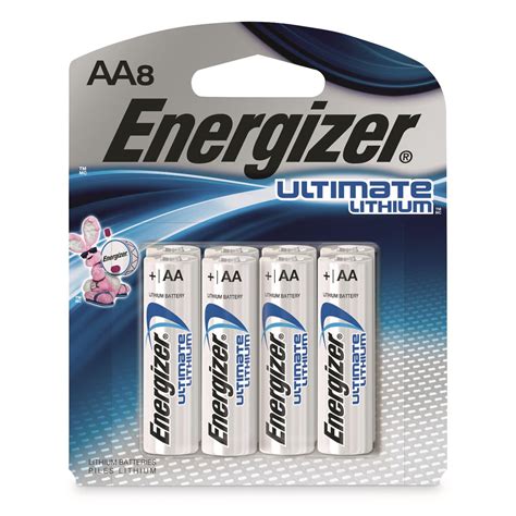 Energizer Ultimate Lithium™ AA Batteries, 8 Pack - 708932, Batteries at ...