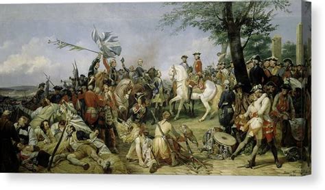 The Battle of Fontenoy, 11th May 1745 Canvas Print / Canvas Art by ...