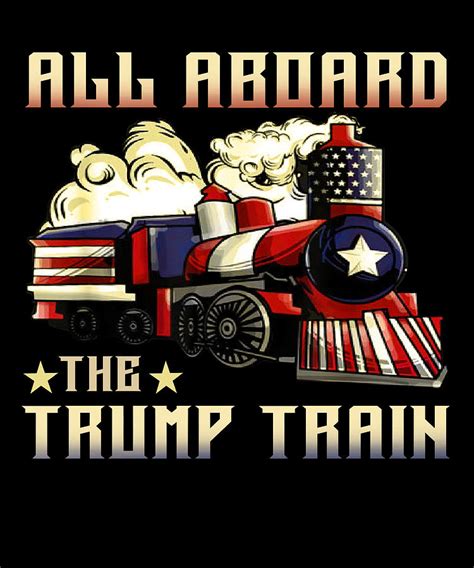 All Aboard The 2024 Trump Train Fridge Magnet Art & Collectibles Collectibles etna.com.pe