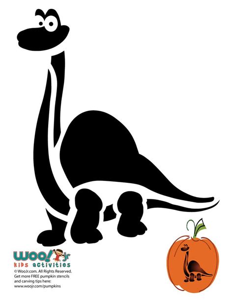 dinosaur-stencils-3 | Woo! Jr. Kids Activities | Dinosaur stencil ...