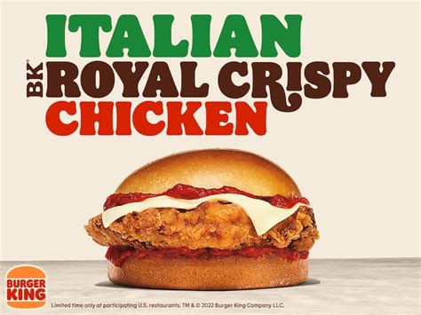 Burger King Debuts New BK Italian Royal Crispy Chicken Sandwich