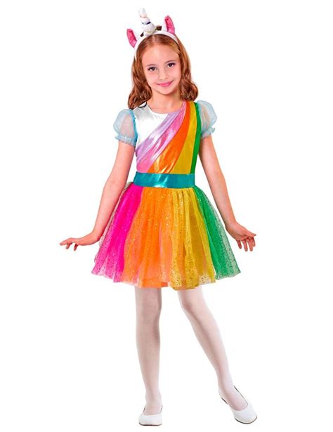 Unicorn Rainbow Costume for Kids | Costumi arcobaleno, Costume unicorno