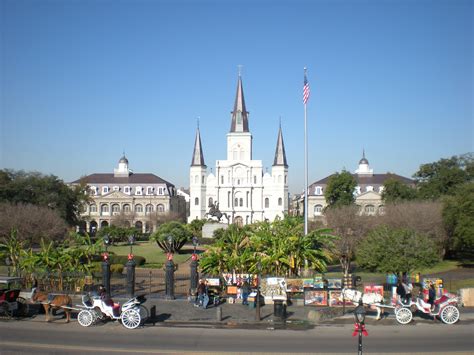 Free photo: Jackson Square, New Orleans - New, Steeple, Statue - Free ...