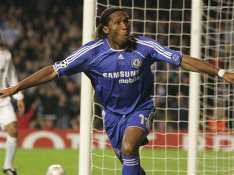 Didier Drogba hero of the Champions League final kicked his final goal for Chelsea before transfer