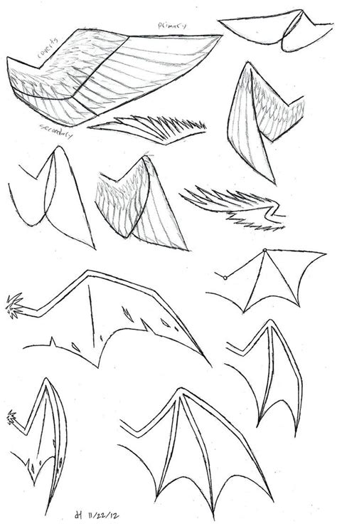 Wing Study by Violyte64 on DeviantArt | Wings drawing, Dragon drawing ...