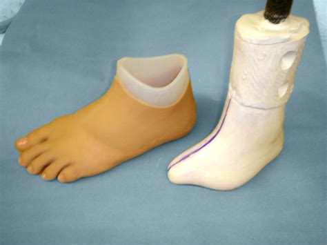 Custom Amputee Prosthetic Silicone Foot