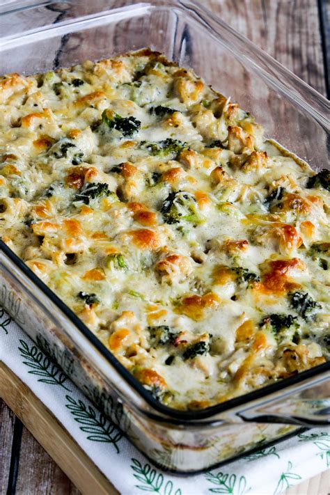 Chicken Broccoli Alfredo Casserole - GetSlimThin