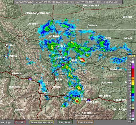 Interactive Hail Maps - Hail Map for White Sulphur Springs, MT