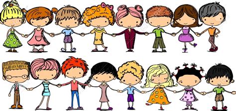 Little Kids Holding Hands Clipart | Free download on ClipArtMag