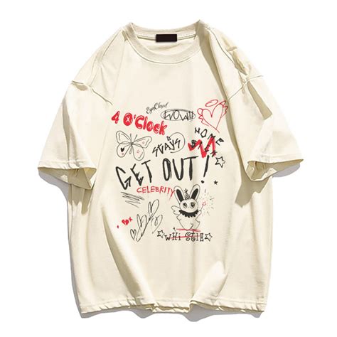 American Street Graffiti Cotton T-shirt – AokLok (Kclot)