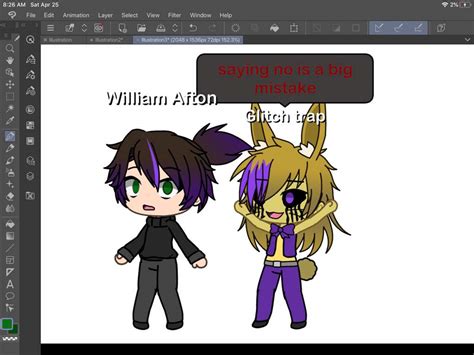 An edit of William Afton and glitch trap | 🍃 Universal coffee shop Amino